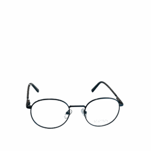 Óculos Redondo Metálico Preto