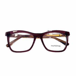 Óculos Quadrado Vinho Ana Hickmann