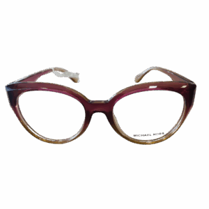 Óculos Redondo Degradê Vinho e Dourado Michael Kors