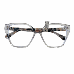 Óculos Quadrado Transparente