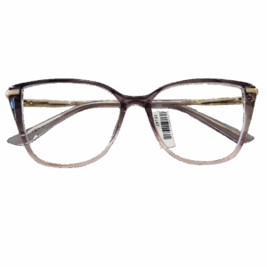 Óculos de Grau Quadrado Degradê Lilás Rosé